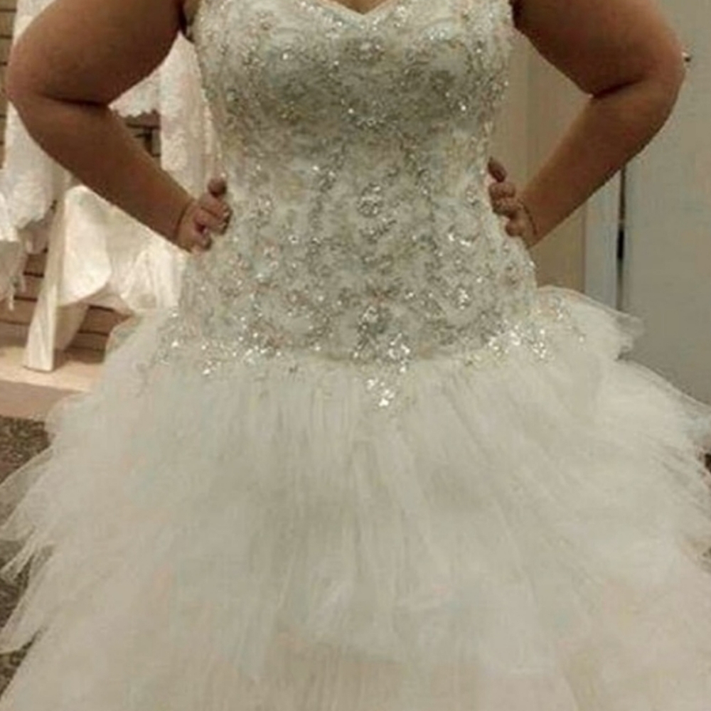 NWT David's Bridal Wedding Dress sz.14 make offer